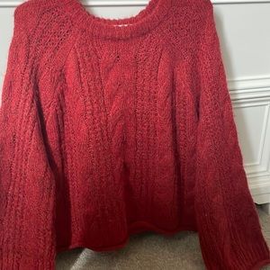 Red knit sweater from Universal Thread size XL